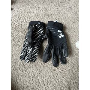Under Armour UA Blur Gluegrip Football Receiver Gloves Black Size 2XL New